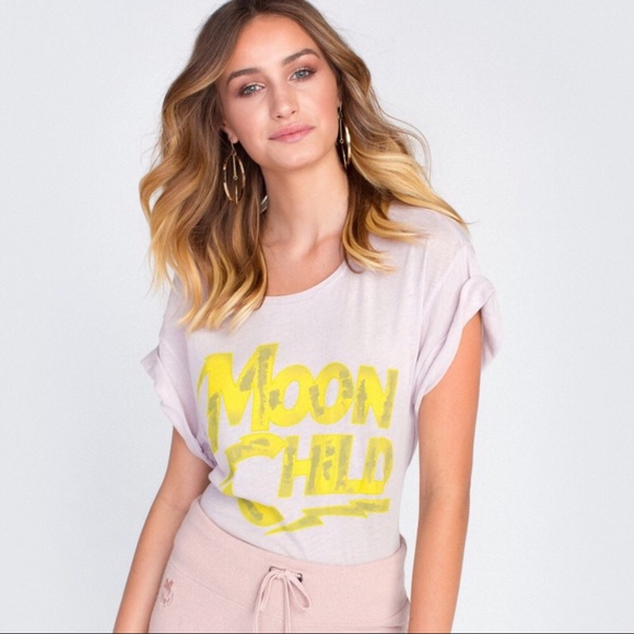 Wildfox Tops - Wildfox MoonChild Graphic Tee Shirt, Sz XS